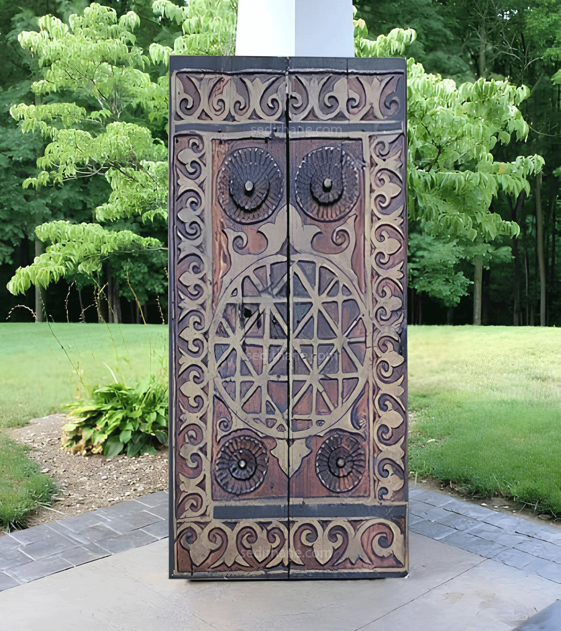 Osmanlı Motifli Ahşap Kapı